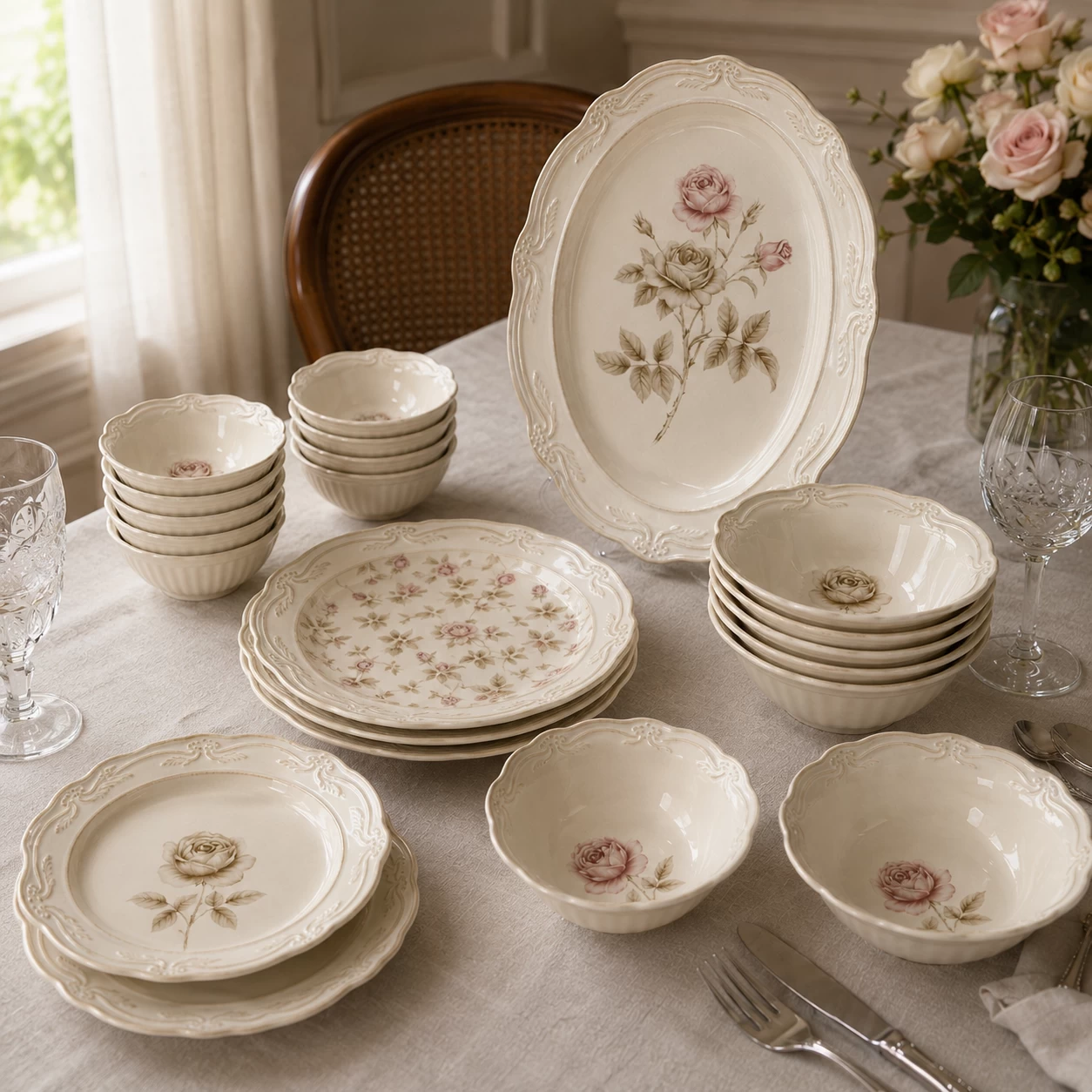 Bát mì Катерина Rosebury 15.2cm| Sứ cường lực cao cấp | ROSEBURY