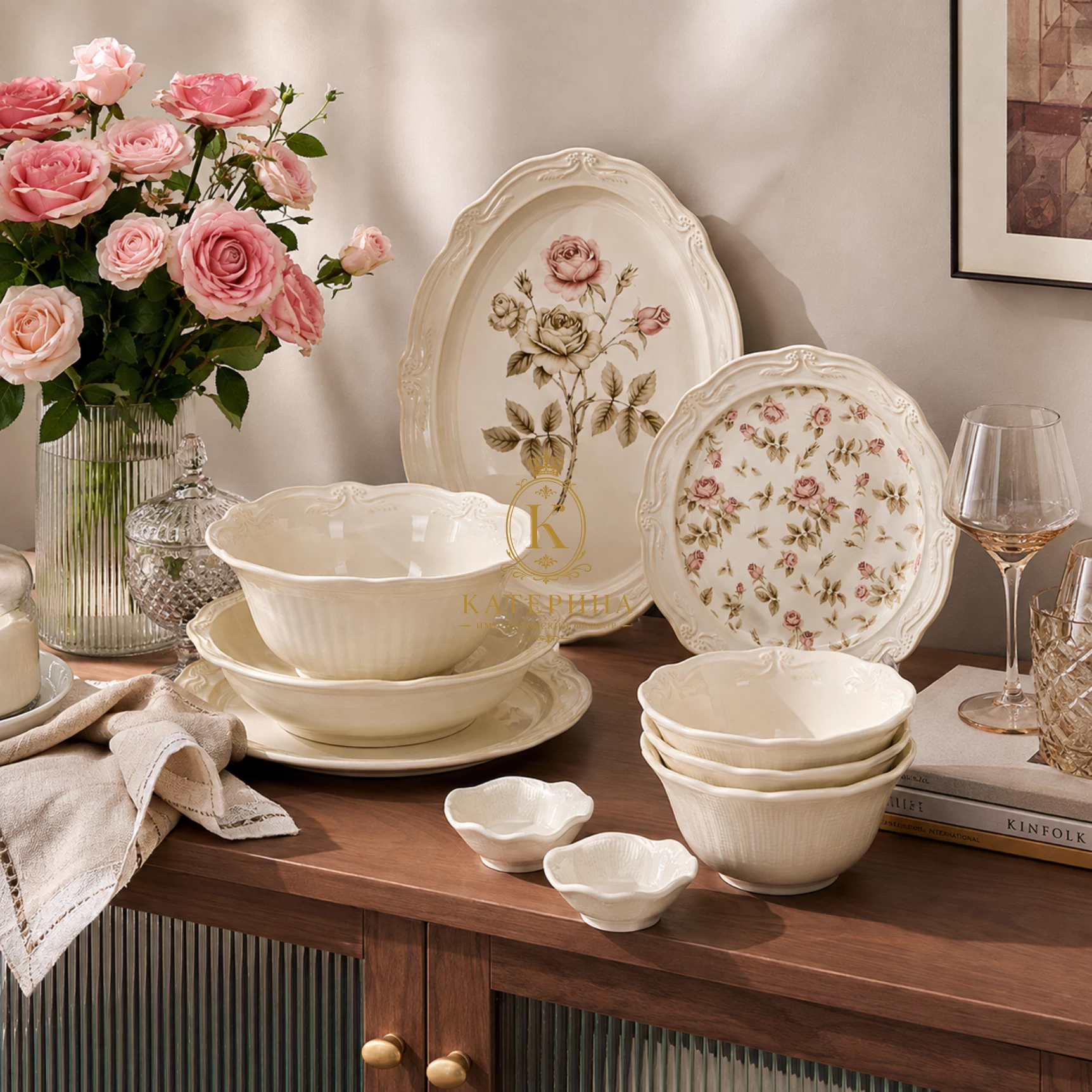 Bát mì Катерина Rosebury 15.2cm| Sứ cường lực cao cấp | ROSEBURY