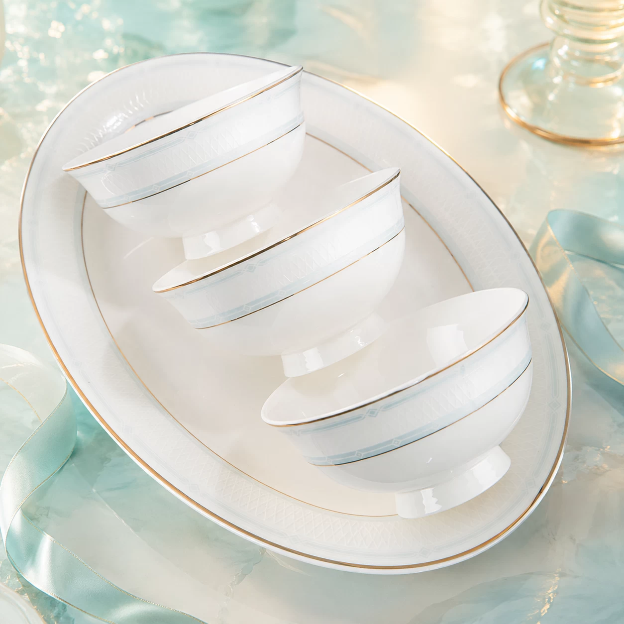 Bát cơm (Chén cơm) Катерина Pristine 12cm| Sứ xương | PRISTINE
