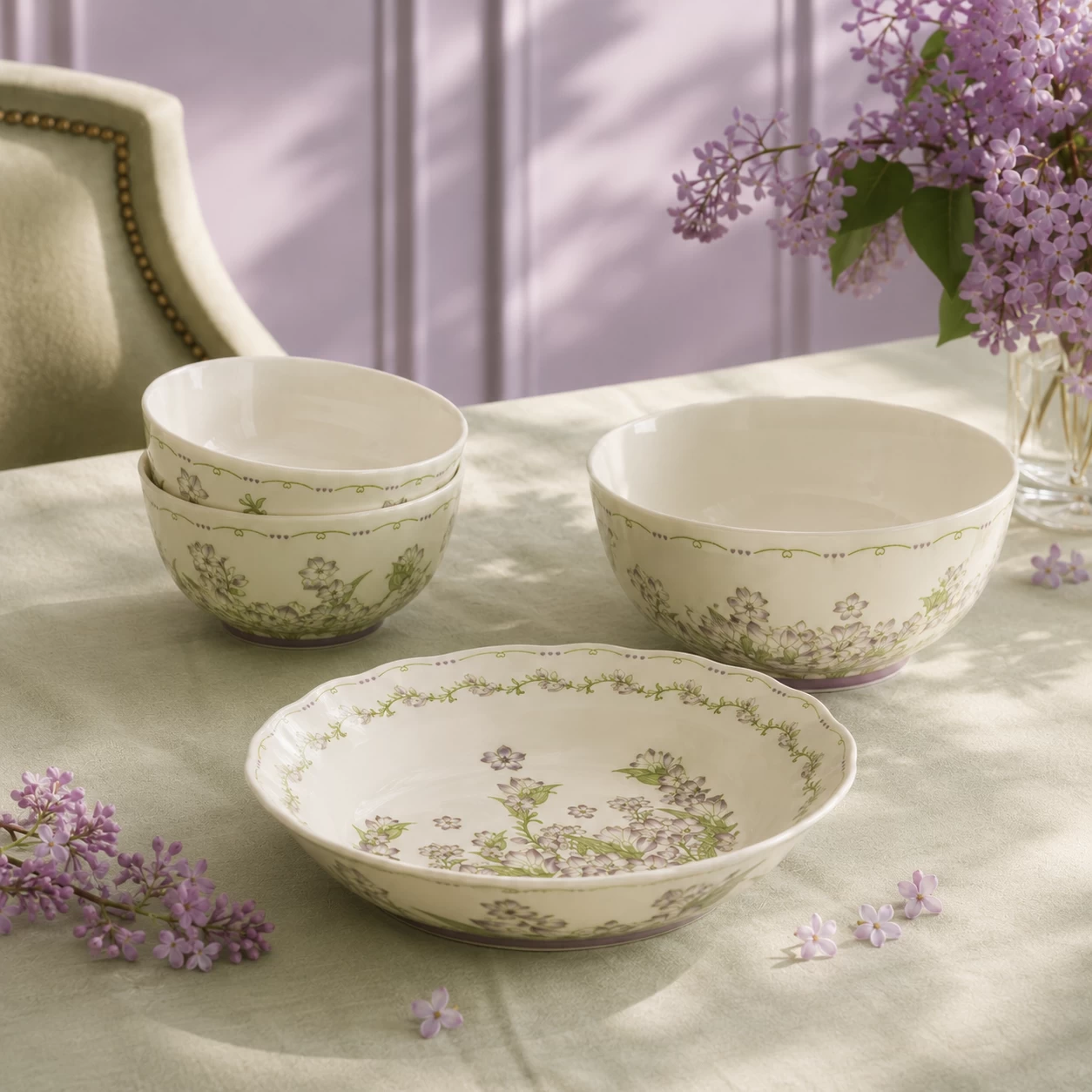 Bát mì Катерина Lilas 15.2cm | Sứ cường lực cao cấp | LILAS