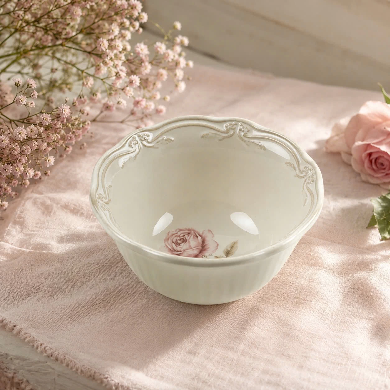 Bát cơm (Chén cơm) Катерина Rosebury 12cm| Sứ cường lực cao cấp | ROSEBURY
