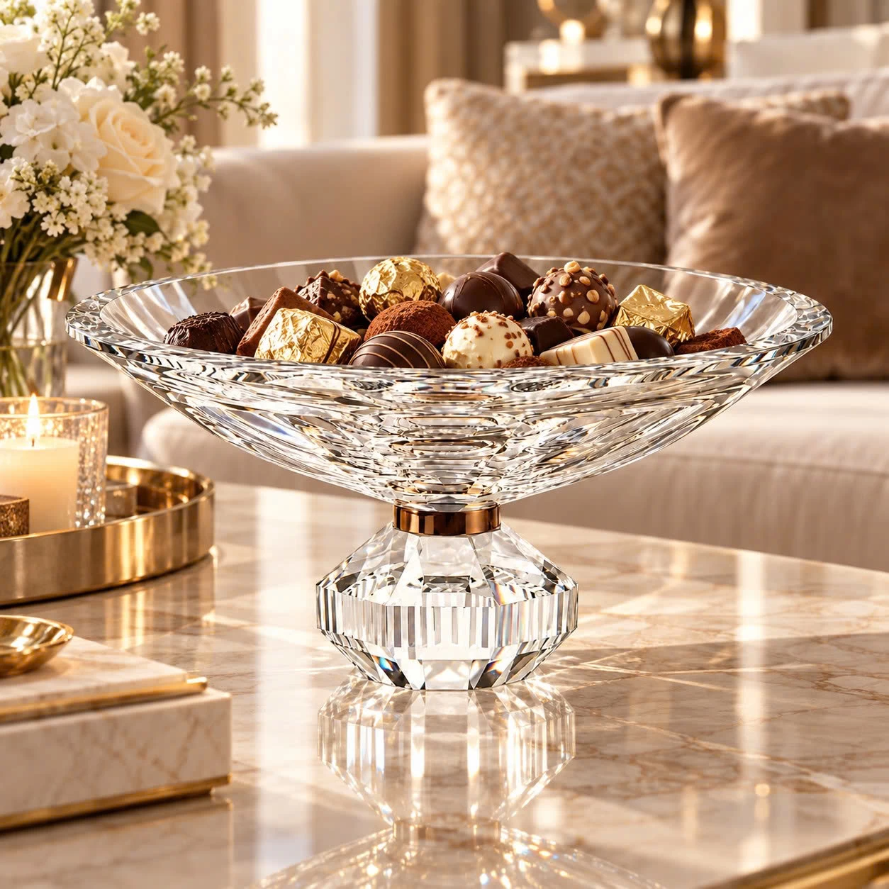 Khay pha lê KA Cristelle Катерина 12.0cm | Crystal Katerina